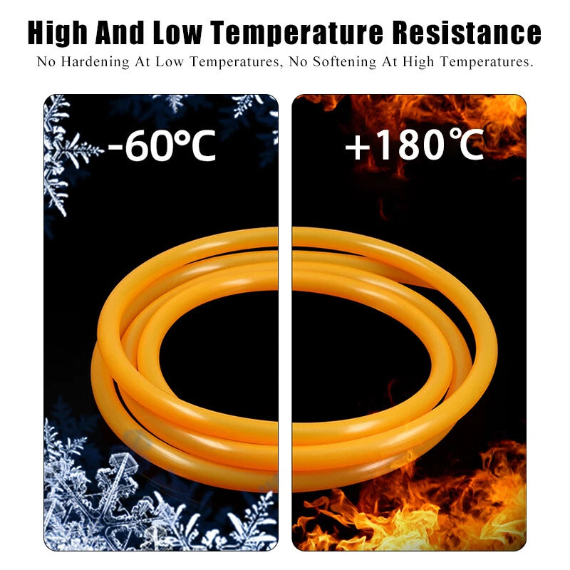 Orange Food Grade Silicone Tube – Flexible Hose Pipe for Beer, Milk & Liquid Transfer