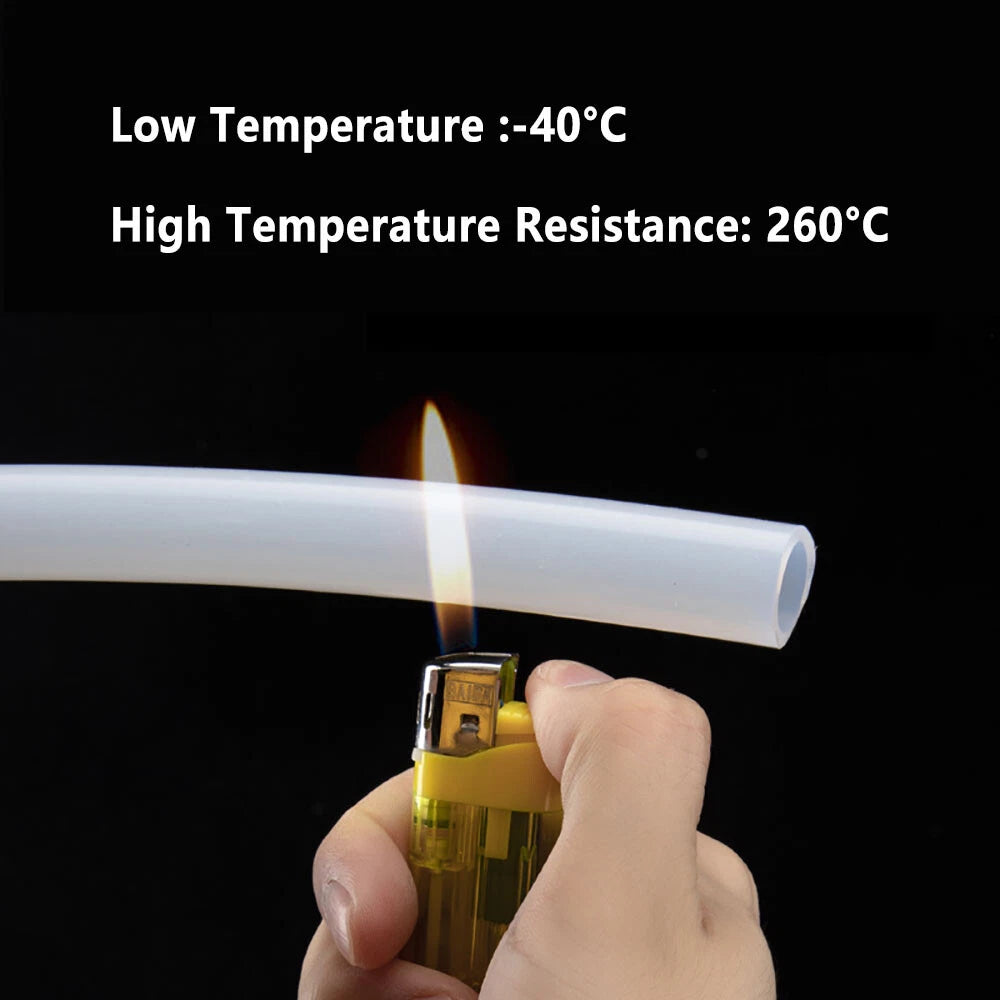 Food Grade Clear Silicone Tube — Odorless Flexible Rubber Hose for Milk, Beer & Water