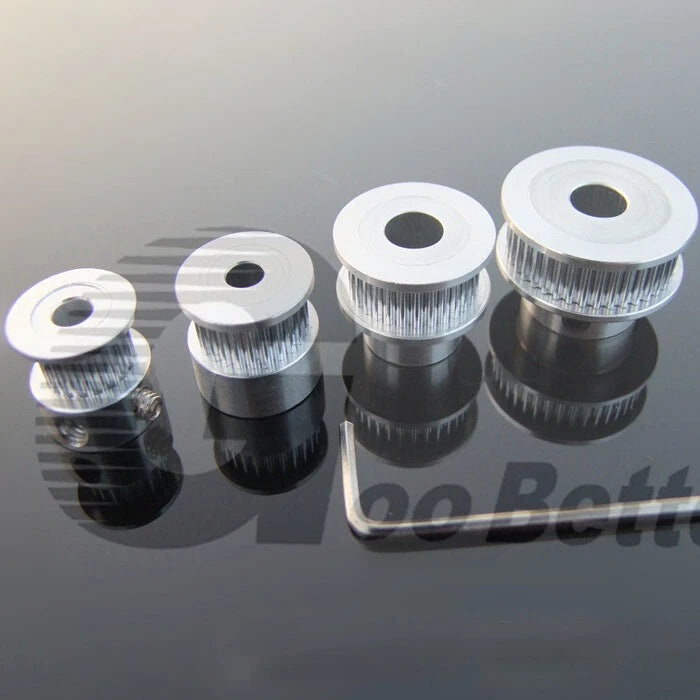 GT2 Timing Pulley Belt 2mm Pitch 16 - 60 Tooth Bore 3.17mm - 12mm for CNC Motor