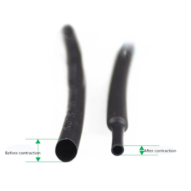 Heat Shrink Tubing 2:1 Ratio – Electrical Wire Sleeving, 60mm to 210mm