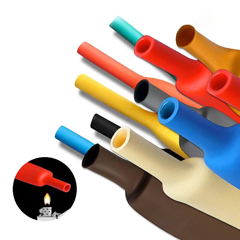 2:1 Heat Shrink Tubing – Electrical Wire Insulation Sleeve, Multi - Color & Multi - Size - HomeDIYer