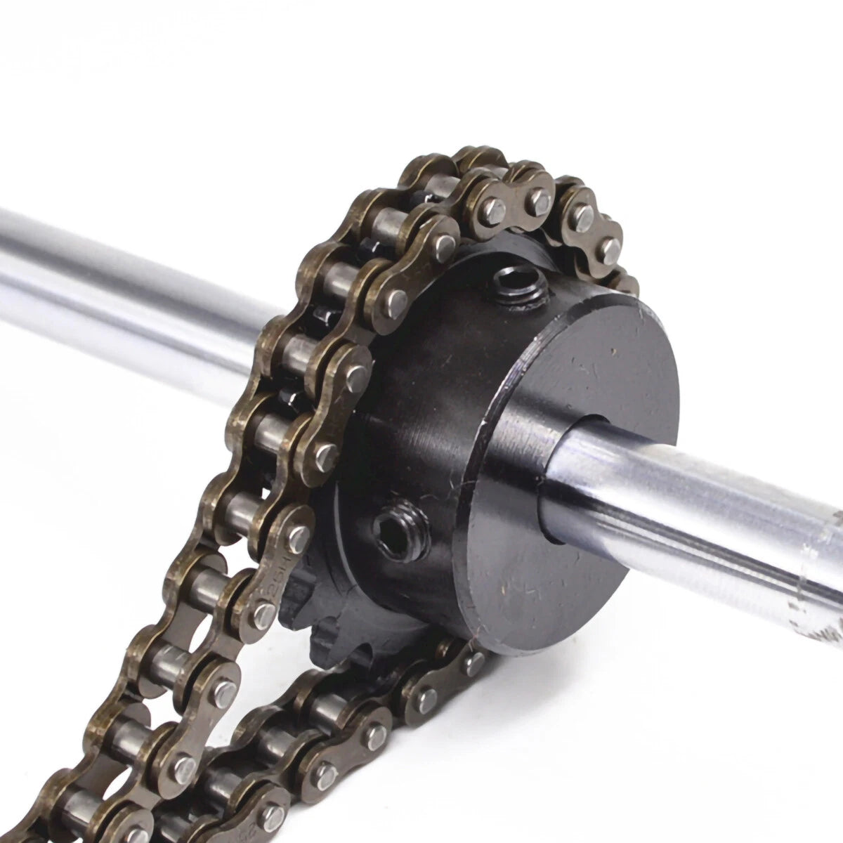 45# Steel 9 - 40 Tooth 04C Chain Drive Sprocket-Roller Chain-Chain Connector