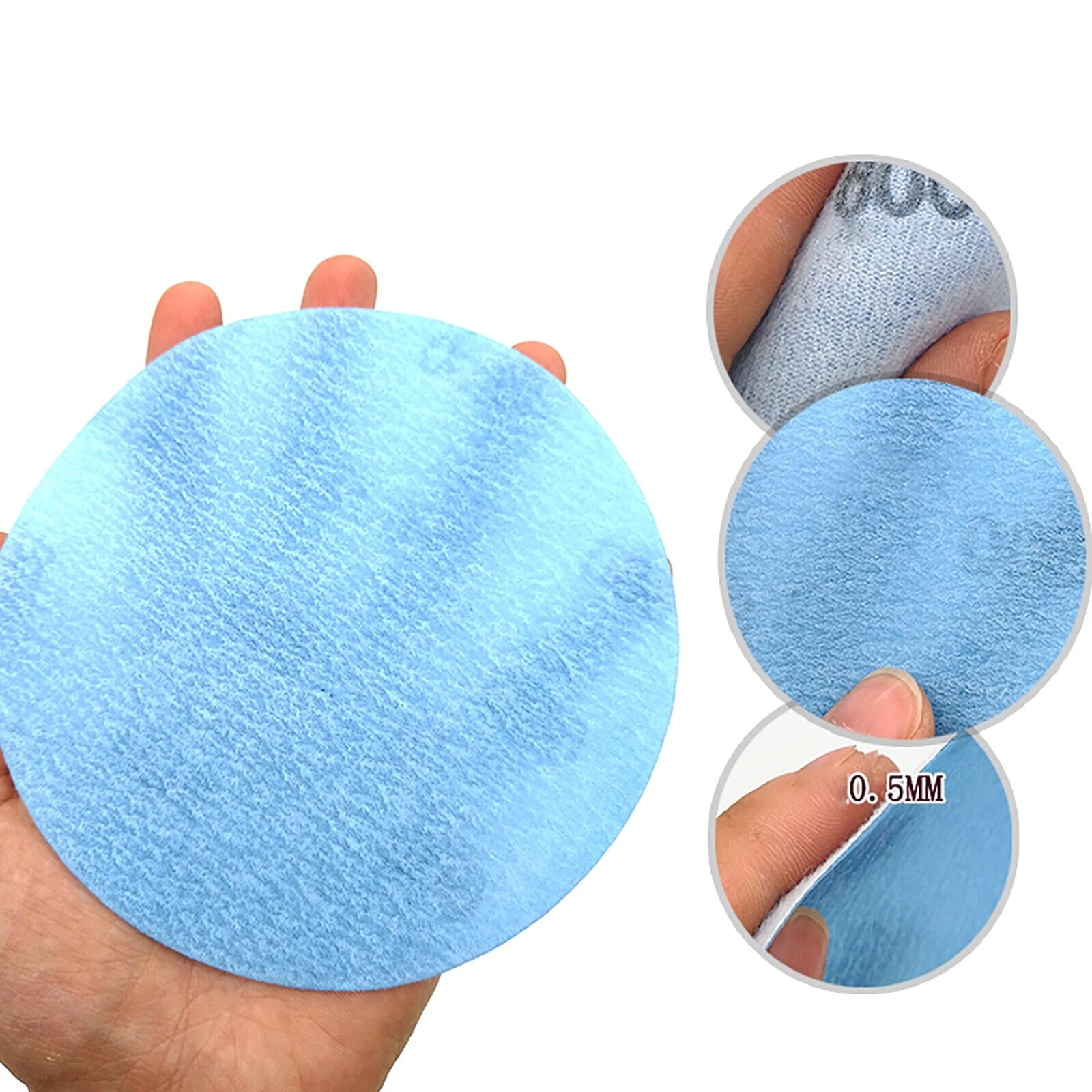 600-5000# Grit 125mm Dry Wet Sanding Discs 5" Soft Sandpaper Hook & Loop For Car