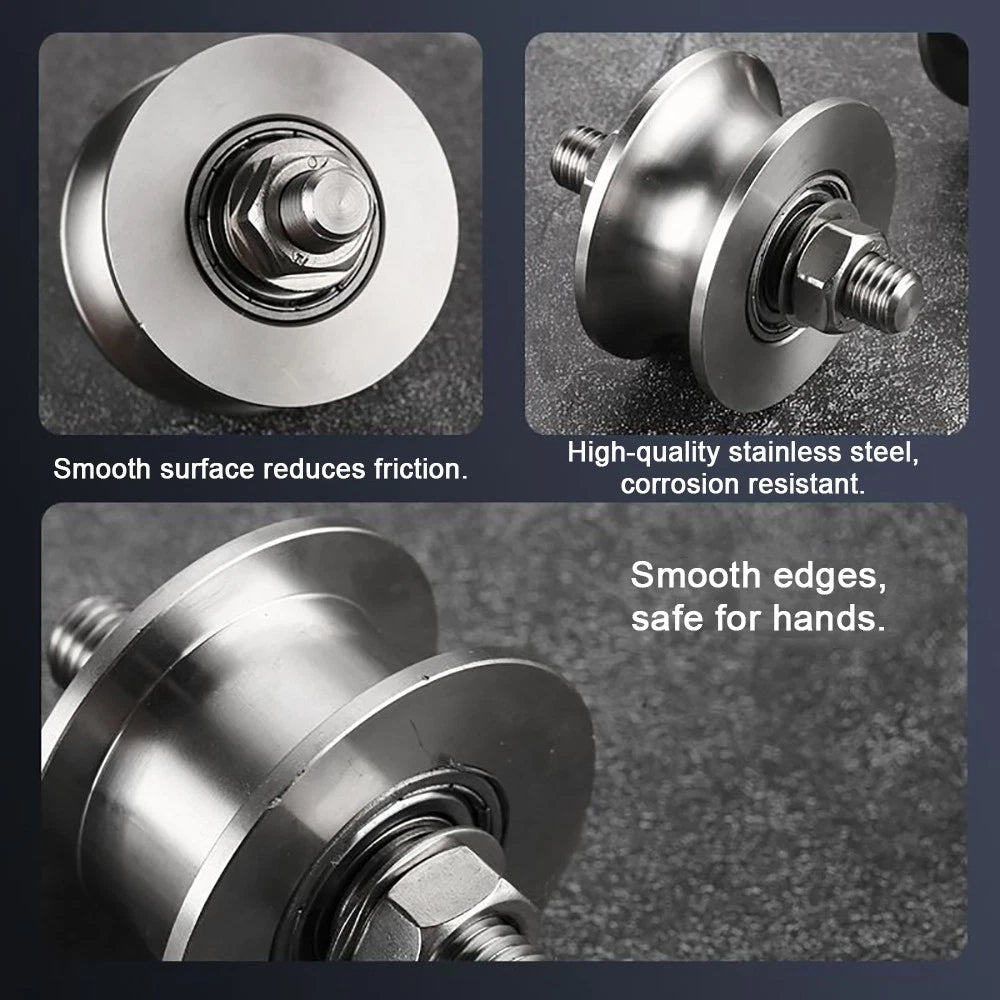 Track Linear Shaft Roller Bearing U V H Groove Steel Wheel Metal Pulley Sliding