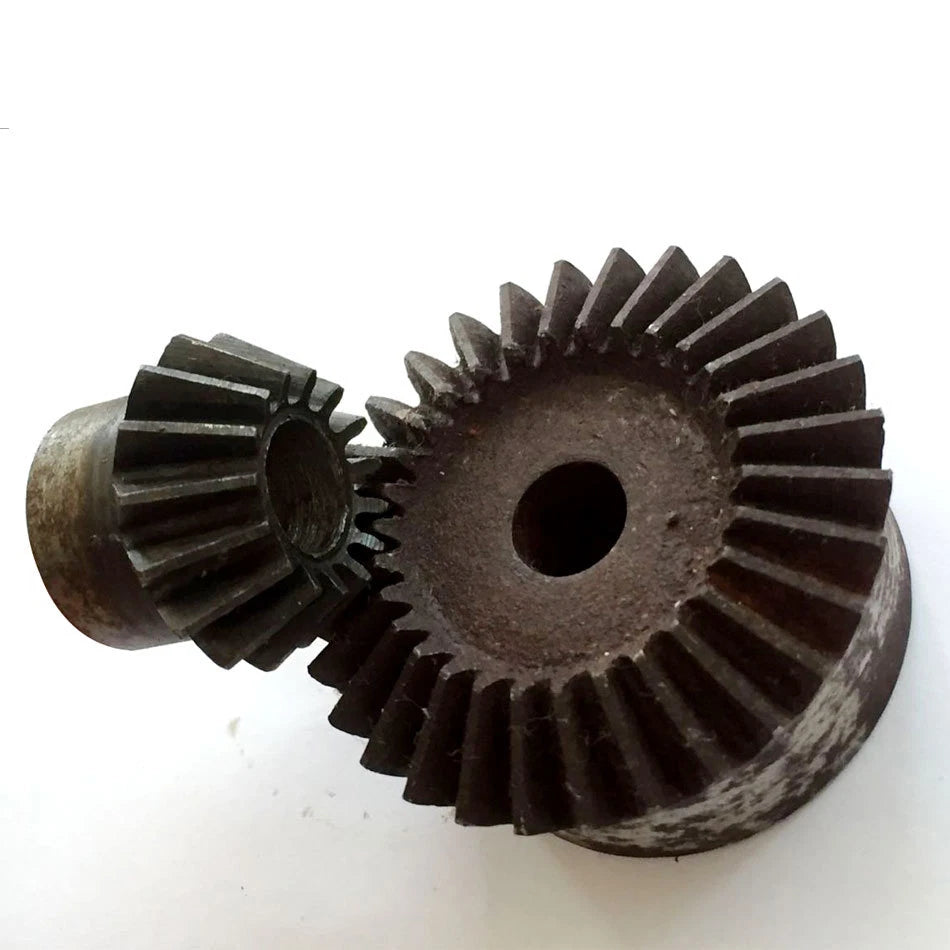 2Pcs Set 2.0 Mod Bevel Gear 90 Degree Pairing (15T + 30T) Metal Bevel Gear
