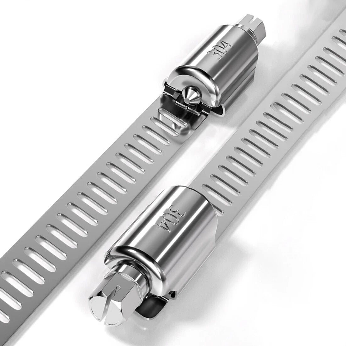 Hose Clips Pipe Clamps - Stainless Steel - jubilee type - 304ss - American clamp