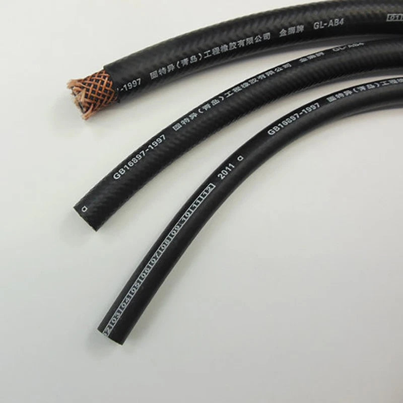 Rubber Braided Fuel Hose — Unleaded Petrol, Diesel & Oil Line, 4mm–40mm ID