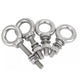 M12–M30 A2 Stainless Steel Lifting Eye Bolts with Nuts and Washers