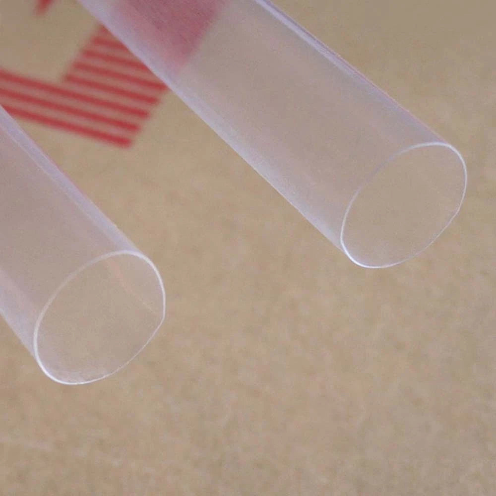 Transparent PTFE Heat Shrink Tubing — 0.5mm to 15mm, 1.7:1 Shrink Ratio