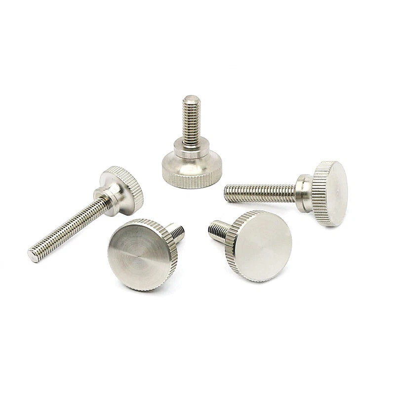 M5 M6 KNURLED THUMB SCREWS HIGH HEAD A2 STAINLESS STEEL HAND GRIP KNOB BOLTS