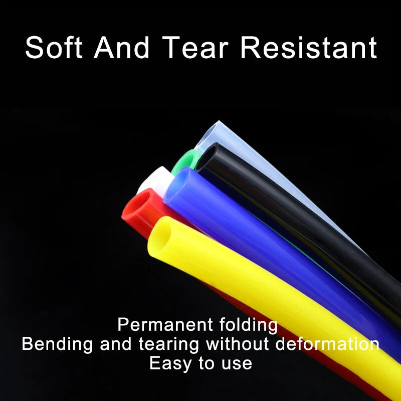 Food Grade Silicone Tubing — Flexible Clear & Colored Rubber Hose, I.D. 0.5–25 mm, Cut to Length