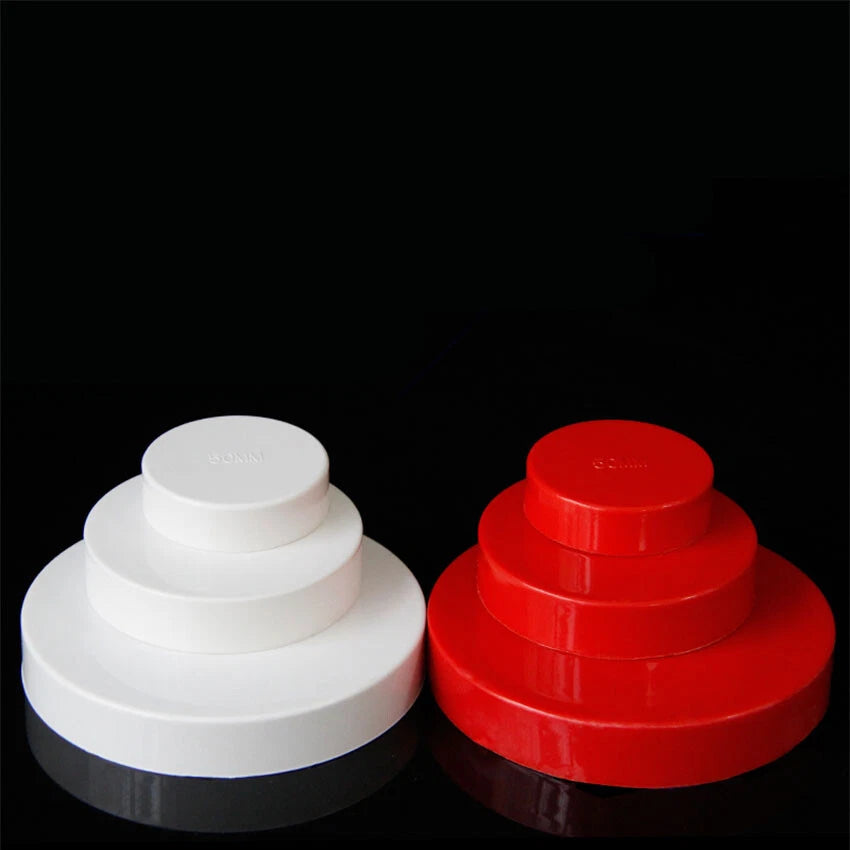 1pcs 50-75-110mm PVC Drainage Pipe Plain End Cap Pipe Fittings Plugging Caps