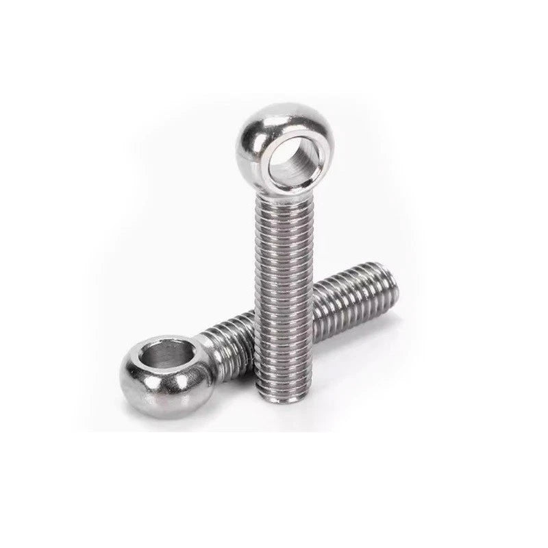Forged Eye Bolts A2 Stainless Steel Full Thread — M6 to M30, 25–390mm - HomeDIYer