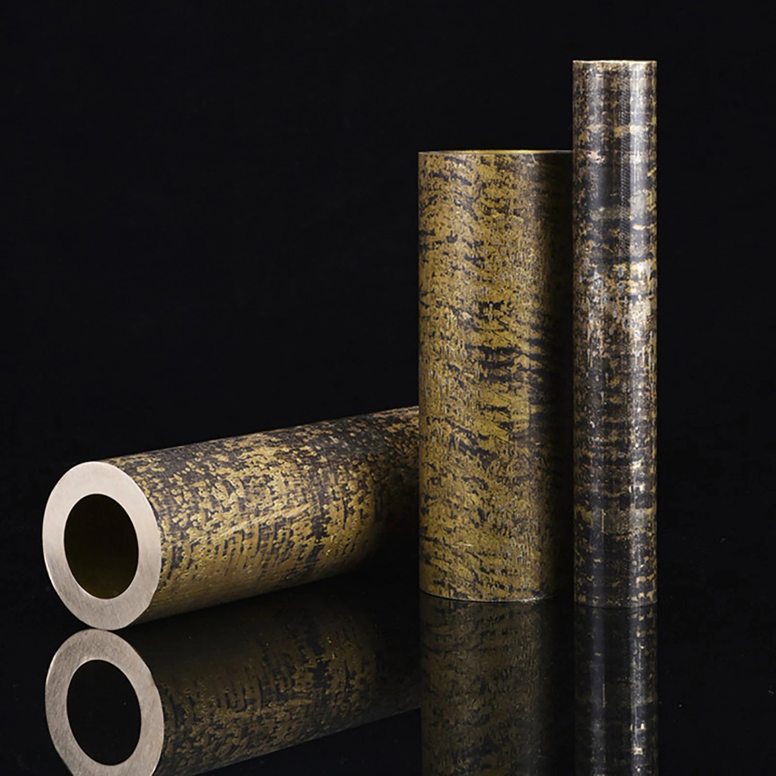 Brass Bronze Round Tube | OD 25–95mm × ID 15–75mm × 100mm Length
