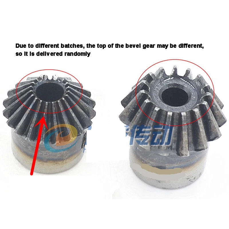 Bevel Gear Mod 3/4/5 Mod 15T-40T Teeth Transmission Gears 90° 1:1 Pairing Metal