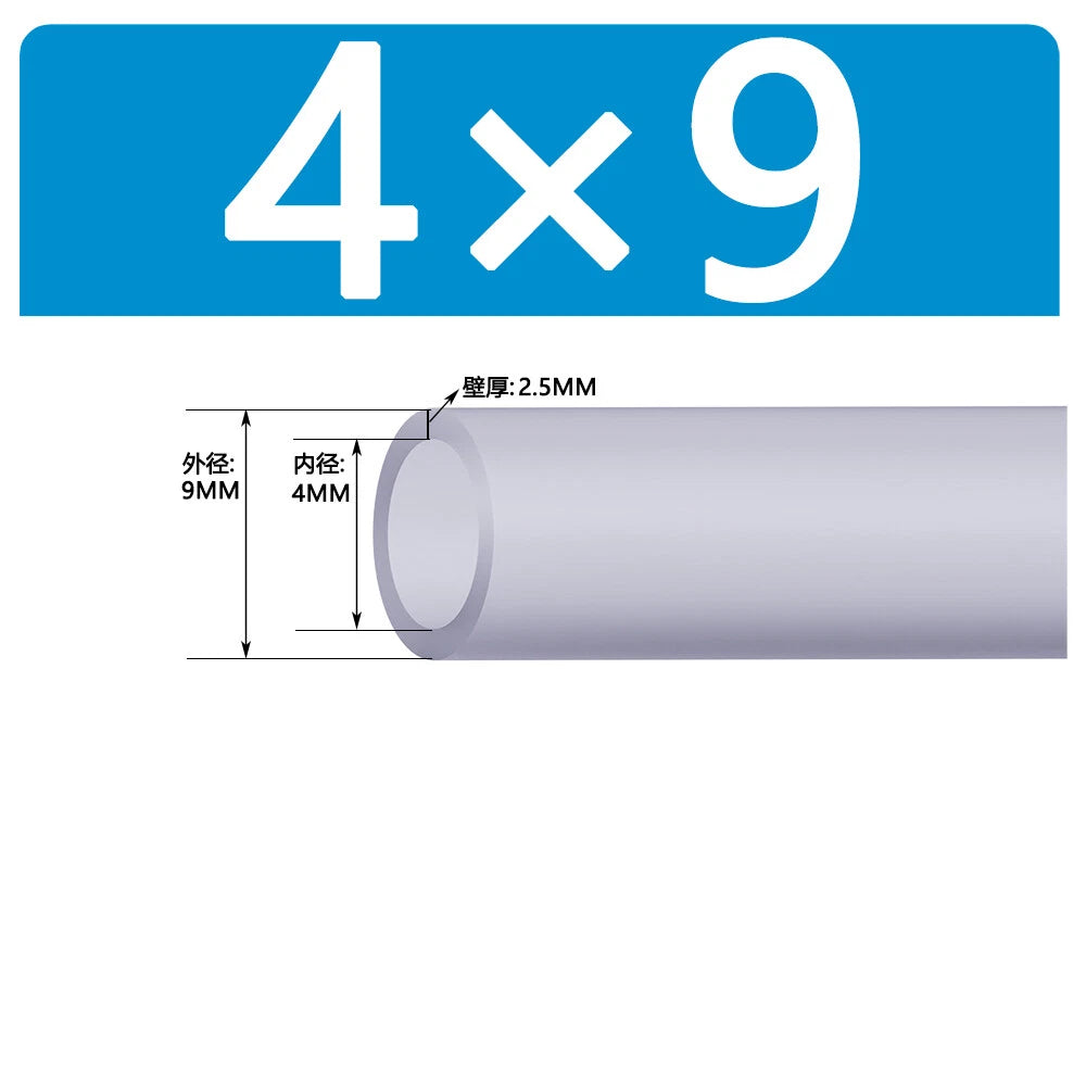 Food Grade Clear Silicone Tube Beer Milk Hose Pipe Soft Rubber ID 0.5mm - 38mm