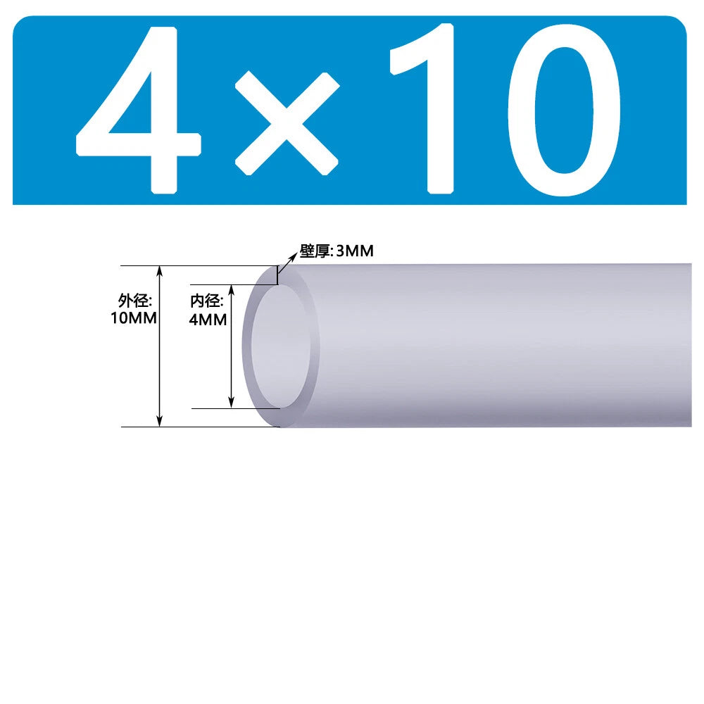 Food Grade Clear Silicone Tube Beer Milk Hose Pipe Soft Rubber ID 0.5mm - 38mm