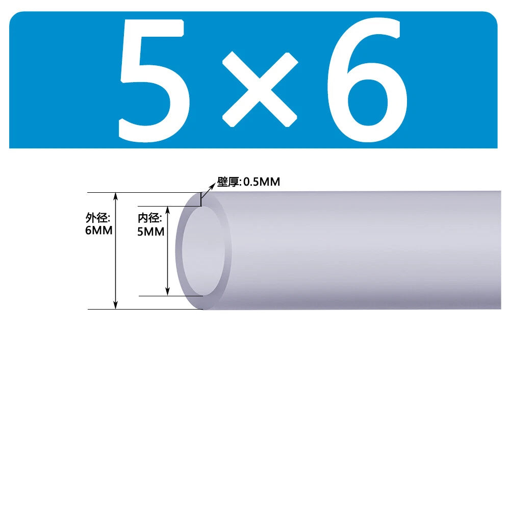Food Grade Clear Silicone Tube Beer Milk Hose Pipe Soft Rubber ID 0.5mm - 38mm