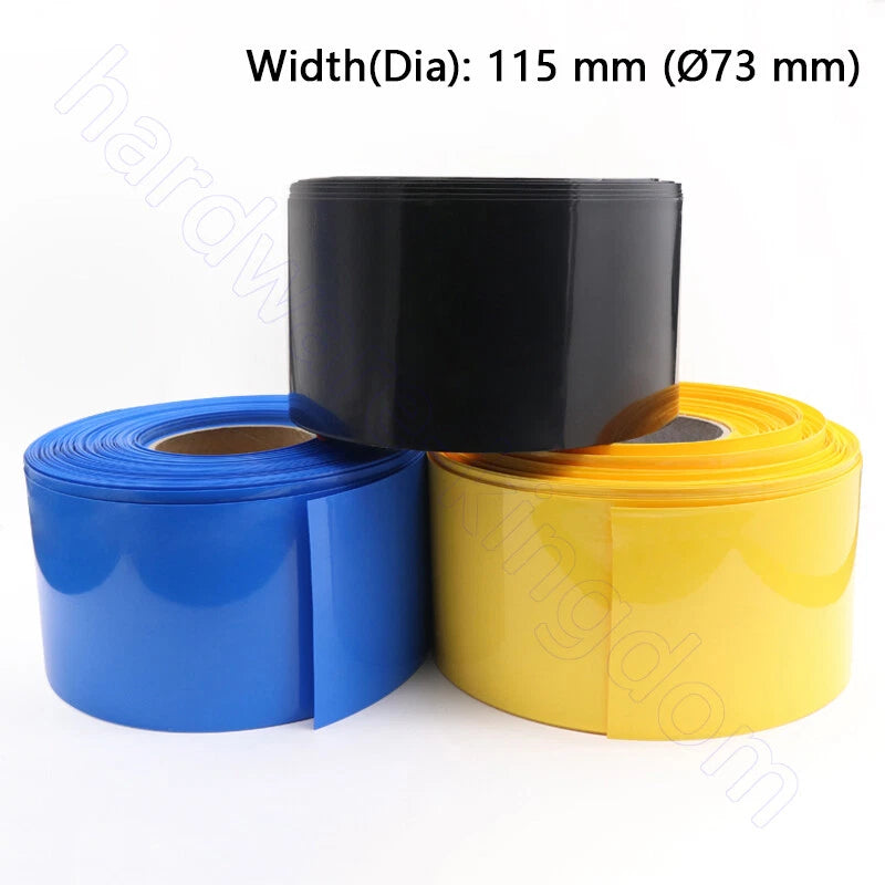 PVC Heat Shrink Tubing 7–130mm | RC Battery, LiPo, NiMH, NiCd Wire Wrap