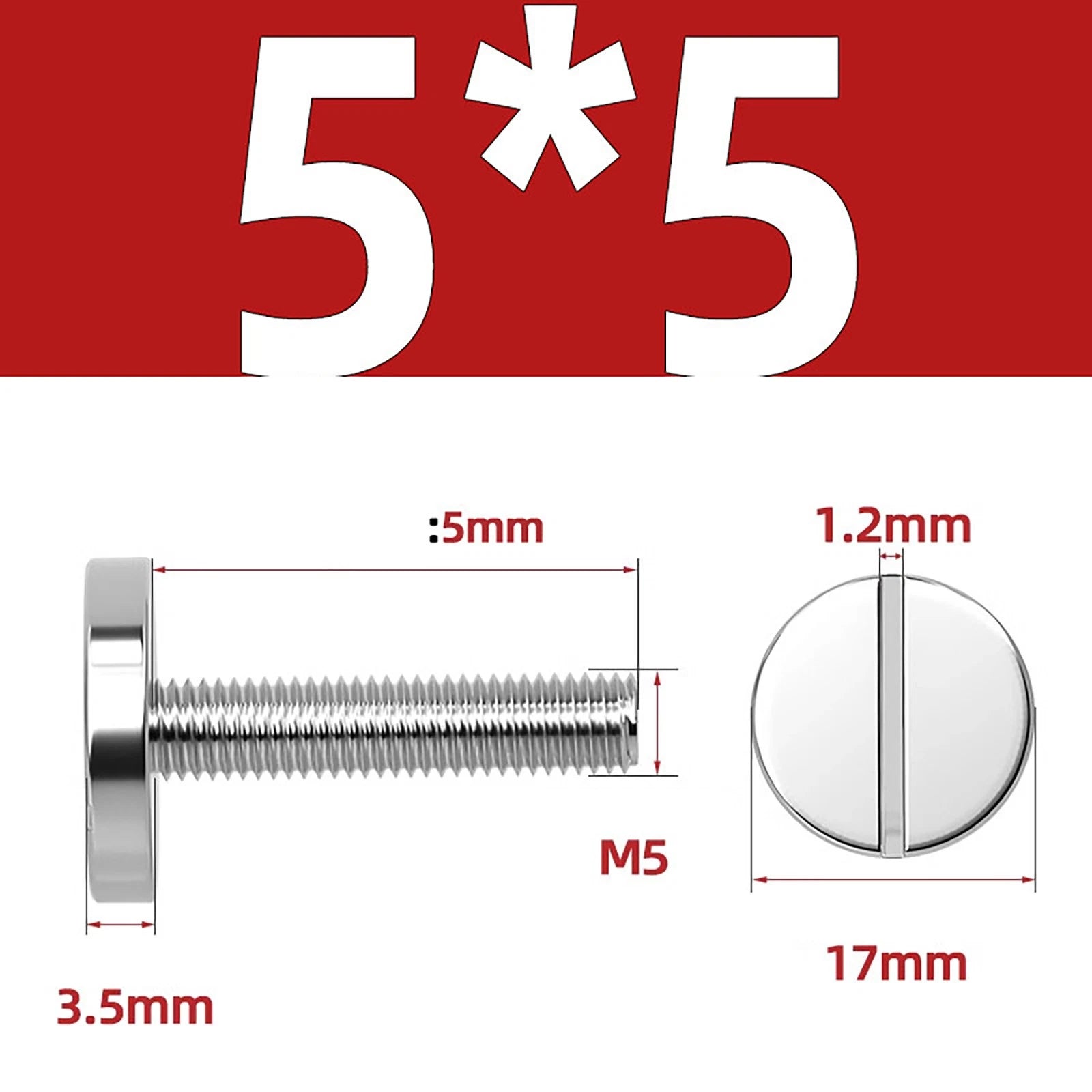 A2 Stainless Steel Slotted Large Head Machine Screws — Wide Pan Bolt DIN 921 | M2–M10