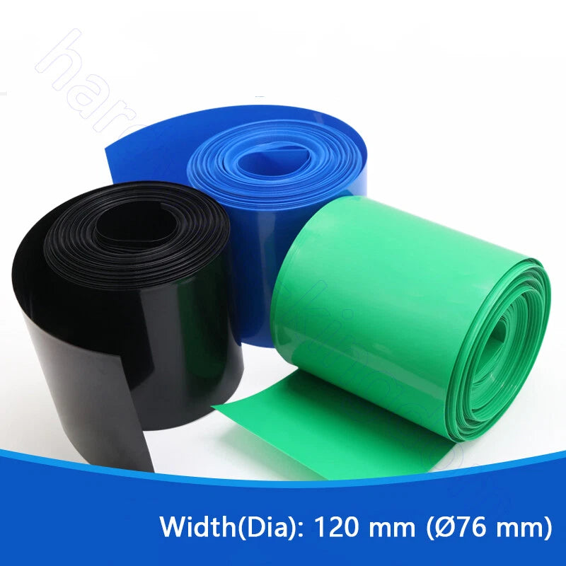 PVC Heat Shrink Tubing 7–130mm | RC Battery, LiPo, NiMH, NiCd Wire Wrap