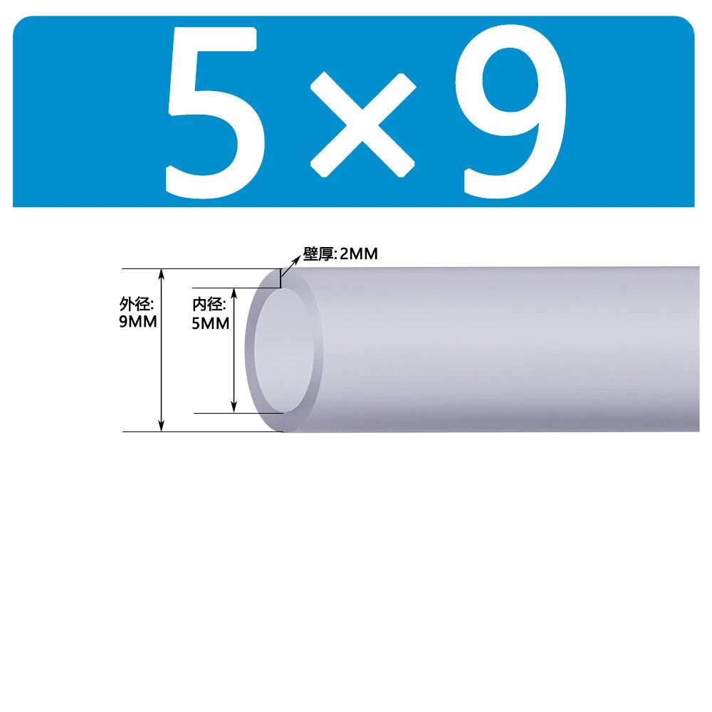 Food Grade Clear Silicone Tube Beer Milk Hose Pipe Soft Rubber ID 0.5mm - 38mm