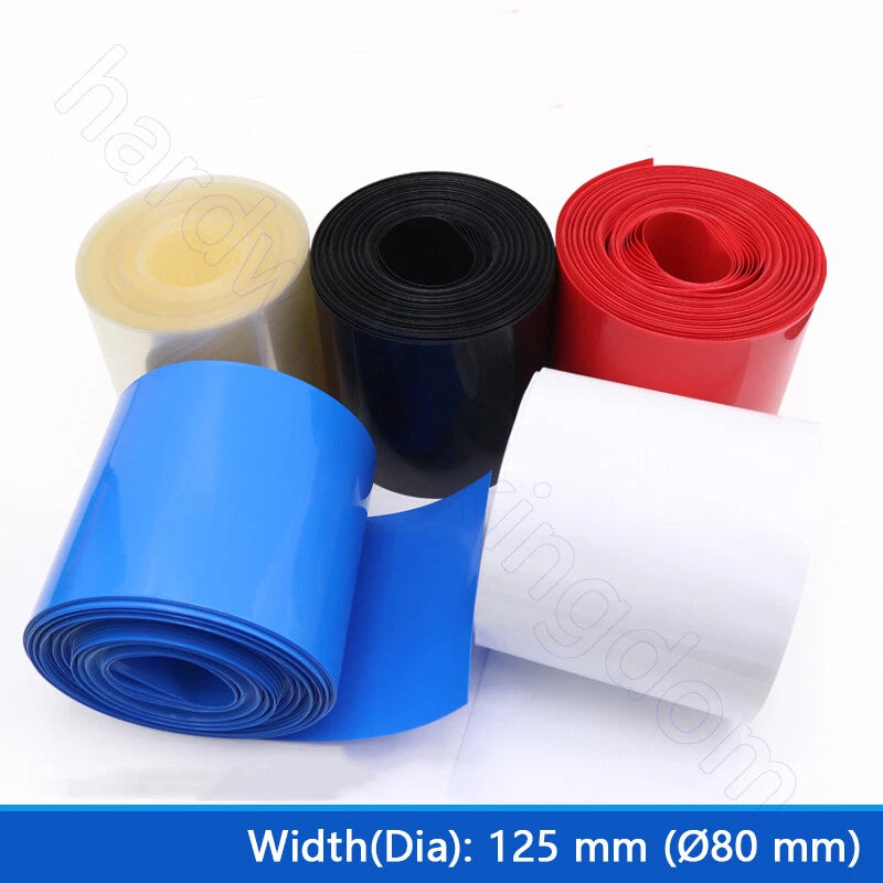 PVC Heat Shrink Tubing 7–130mm | RC Battery, LiPo, NiMH, NiCd Wire Wrap