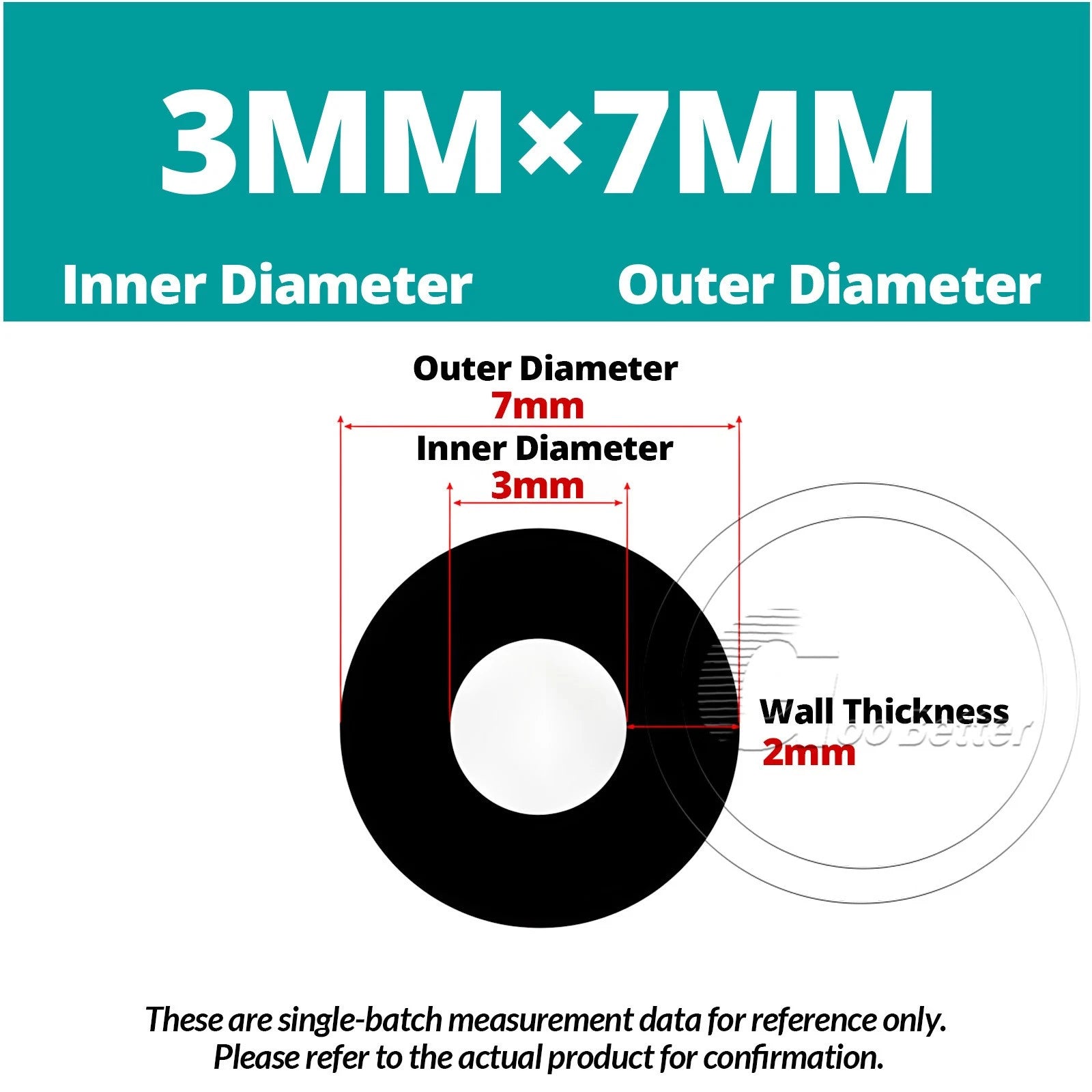 Black Silicone Rubber Tube – ID 0.5–60mm × OD 1–68mm Flexible Hose Pipe