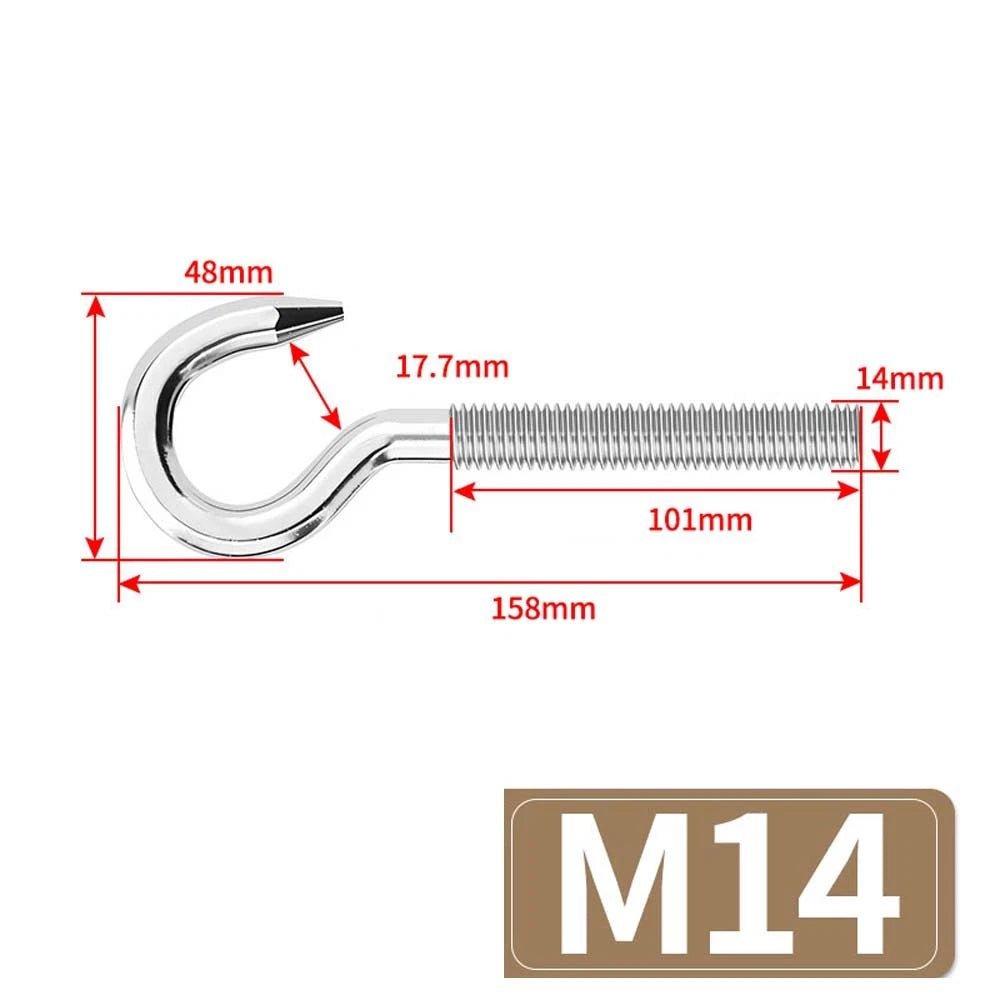 Metric Eye Bolt & Hook Screw — Stainless Steel, M4–M24, Standard & Left Hand Thread - HomeDIYer