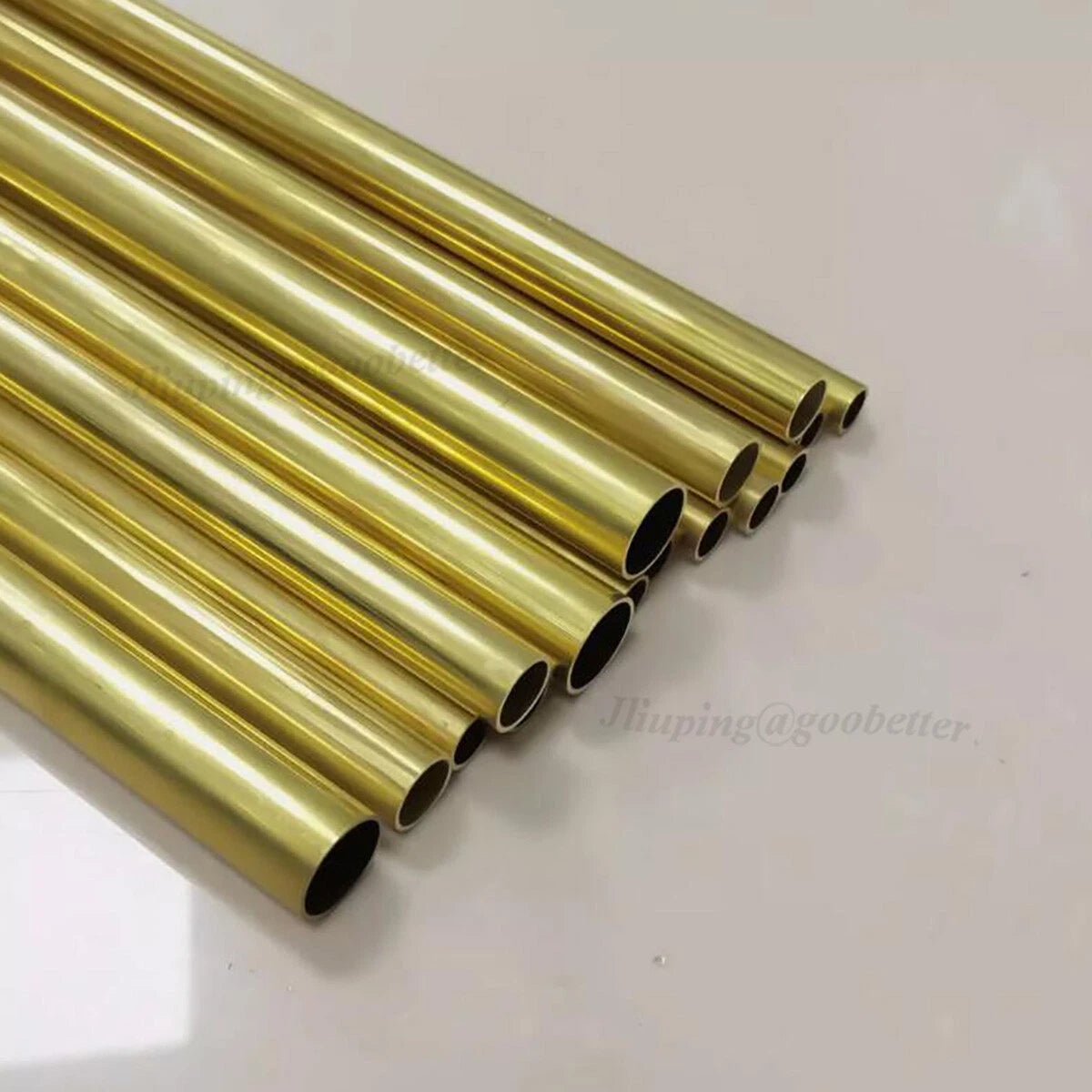 Brass Round Tube 1mm Wall Thickness | OD 3–19mm | 300mm Length | Hollow Tubing