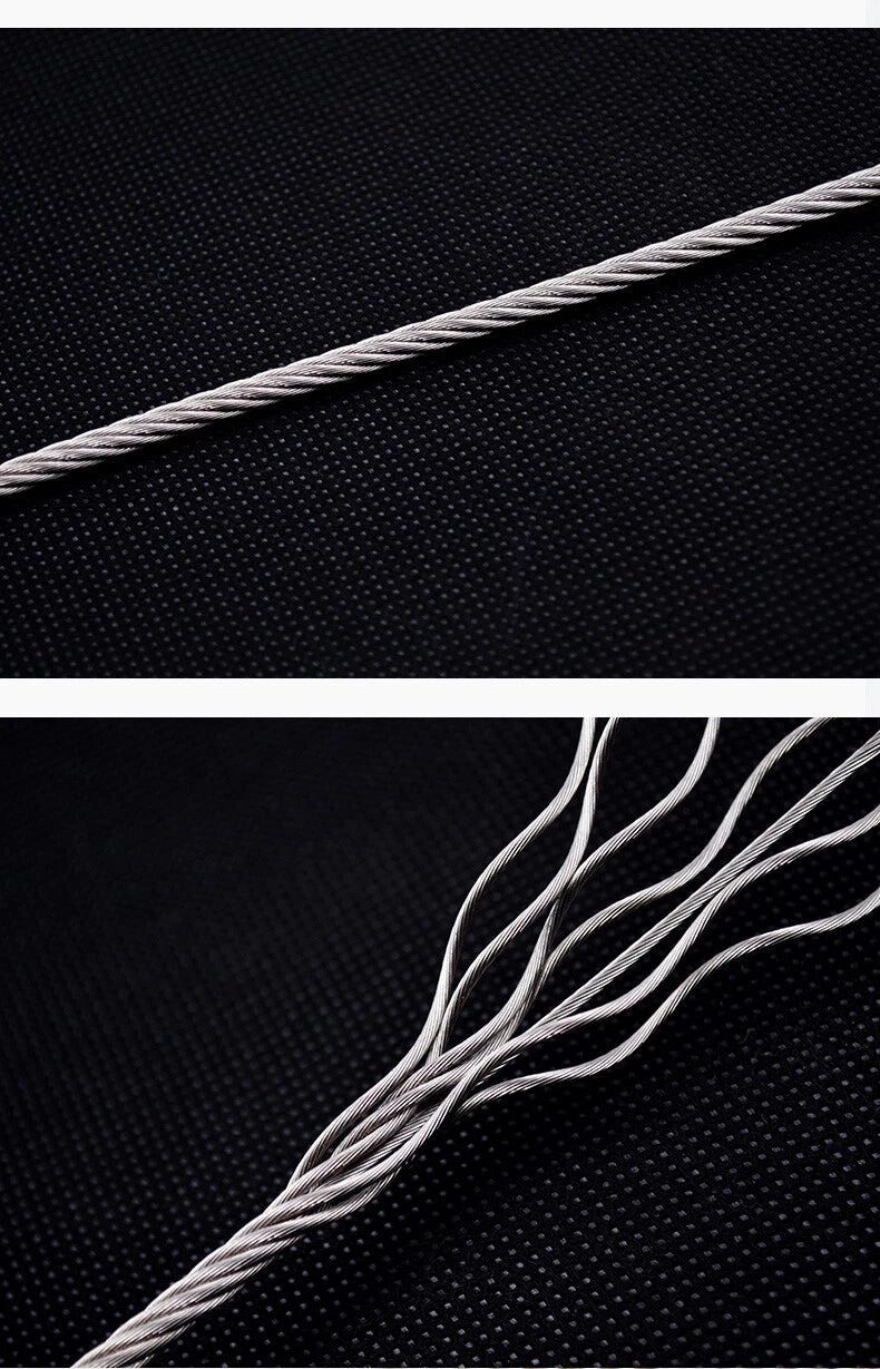 Stainless Steel A2 304 Wire Rope Lifting Metal Cable Rigging 0.3mm 0.4mm to 20mm