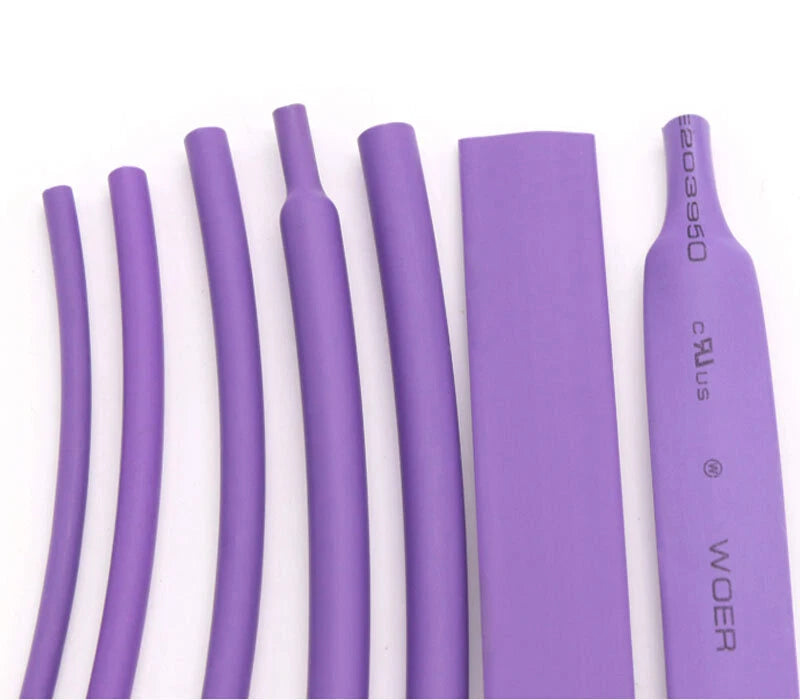 Heat Shrink Tubing 2:1 — φ1–50mm, 5 Colors, 1–10 Meter Rolls