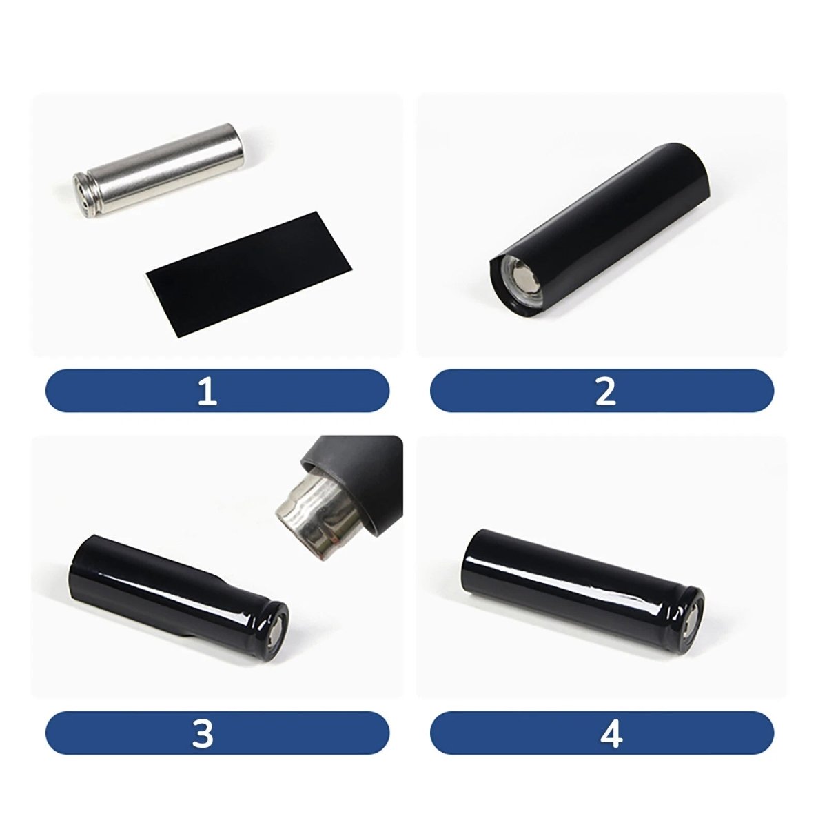PVC Heat Shrink Tubing for RC & 18650 Battery Packs — 7mm to 200mm, 7 Colors - HomeDIYer