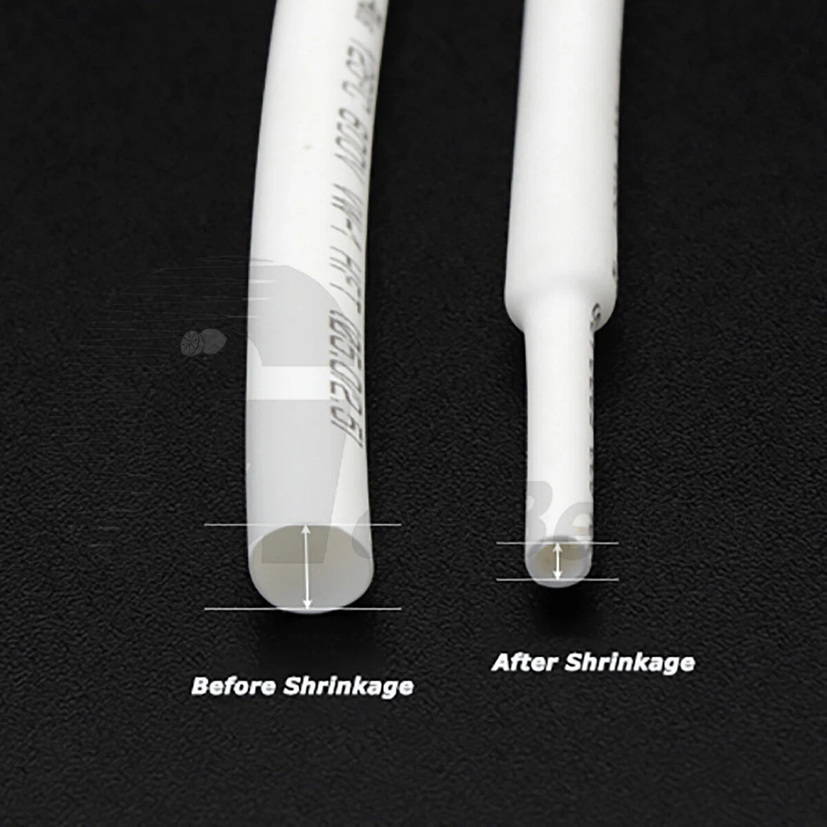 White Heat Shrink Tubing — 2:1 / 3:1 / 4:1 Ratio, Φ0.6mm–80mm, Wire & Cable Sleeving