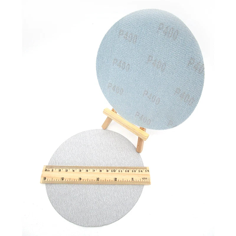 1/2/3/4/5/6/7 inch Hook & Loop Sanding Disc Orbital White Sandpaper Pads Wet Dry
