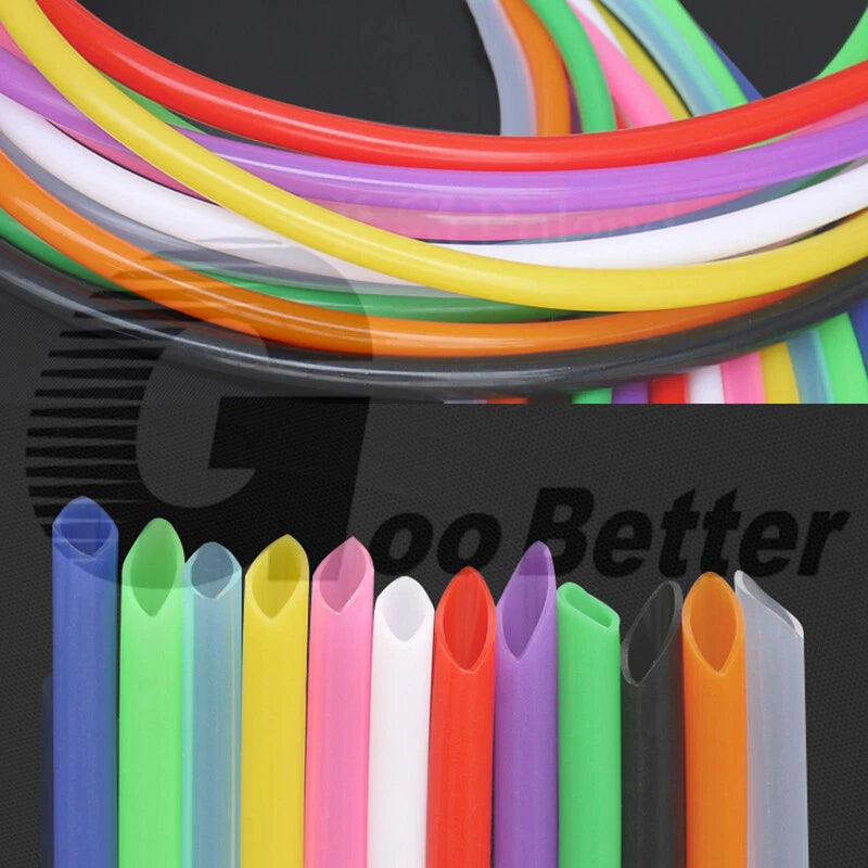 Coloured Food Grade Silicone Tube Hose Vacuum Tubing Pipe Soft Rubber ID 1-40mm