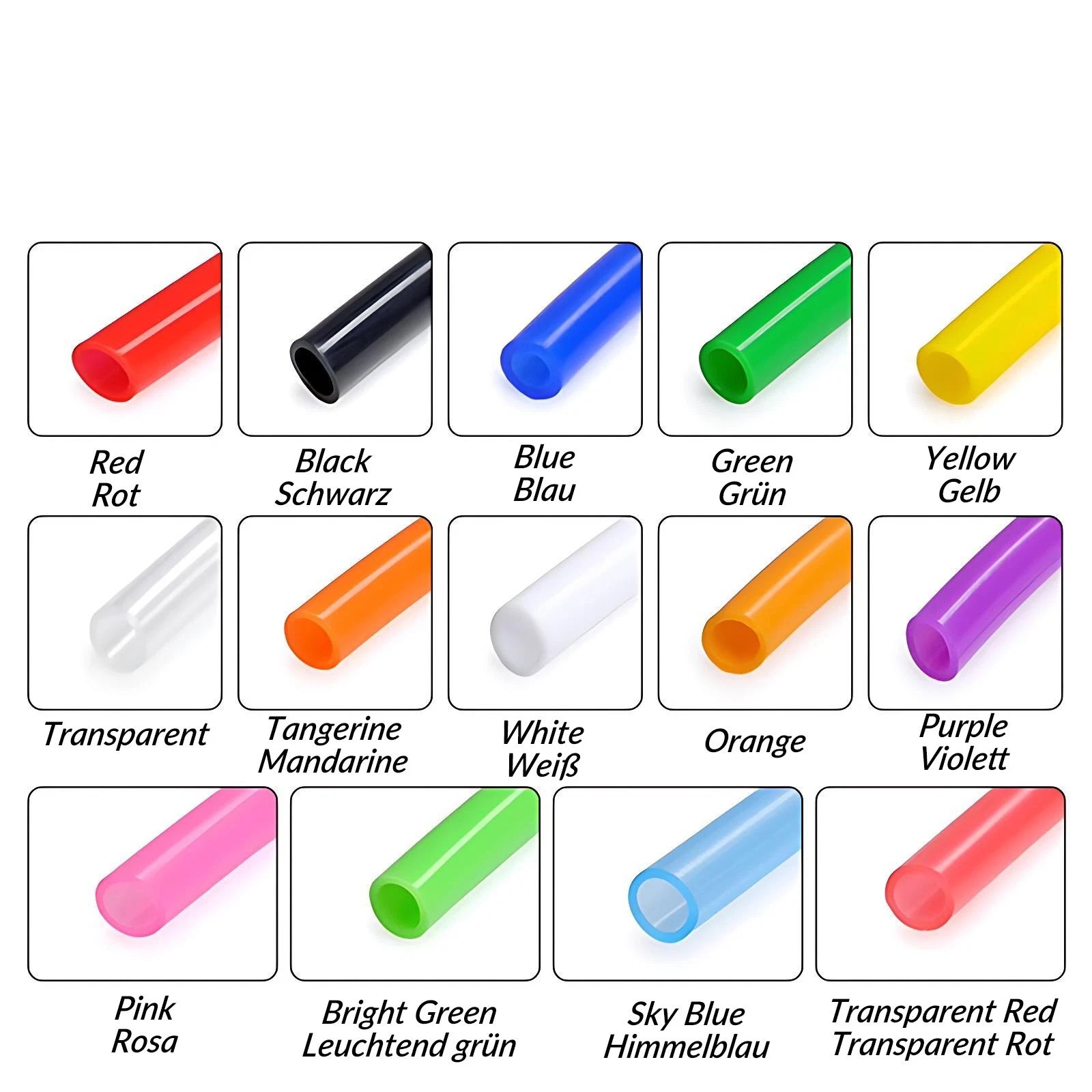 Food Grade Silicone Tubing — Flexible Soft Rubber Hose for Beer, Water & Vacuum