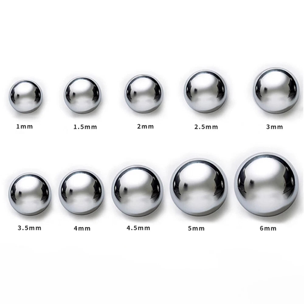 1mm to 100mm, 1/16" to 3" AISI 316L Stainless Steel Ball Bearings G100 Precision