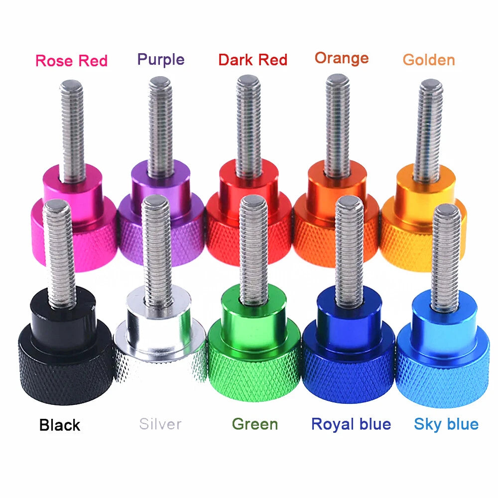 M8 Knurled Thumb Tighten Screws Hand Turn Grip Knob Bolts For Camera Tripod DIY