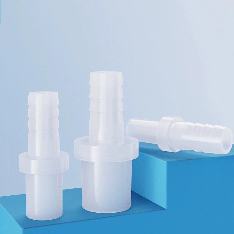 Straight Barbed Hose Joiner Connector — Plastic, φ8mm–25mm, Air & Water