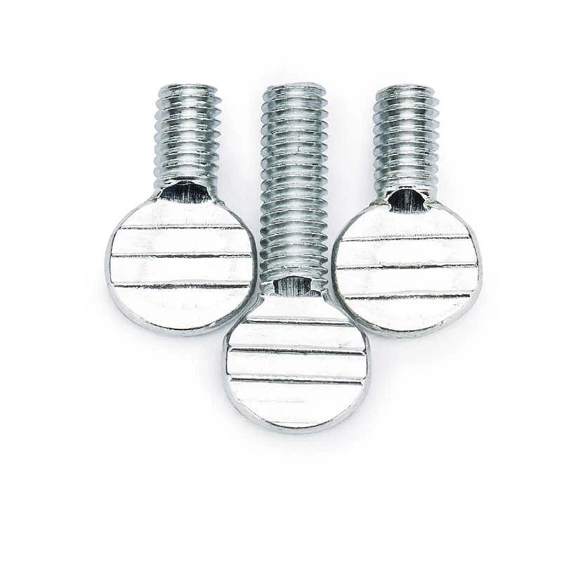 M5 M6 M8 Spade-head Thumb Screws Thumb Screw - Galvanized carbon steel