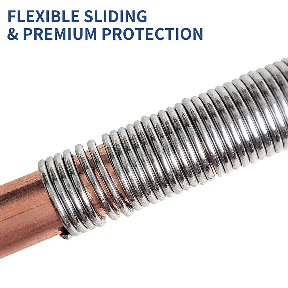 Stainless Steel Brake Line Protector Spring Gravel Guard Length up to 1000mm - HomeDIYer