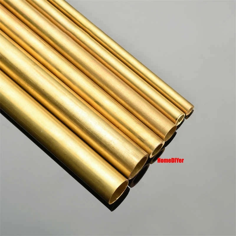 H62 Brass Round Tube — OD 2mm–100mm, Wall 0.5mm–4mm, 200mm Length