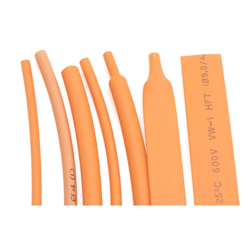 Orange Heat Shrink Tubing 3:1 with Adhesive Glue Lined — 3.2mm to 30mm, 1m–10m