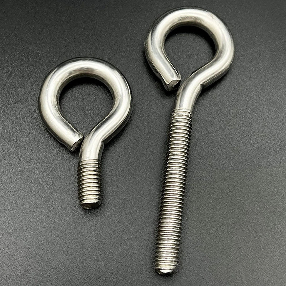 M3 M4 M5 M6 M8 M10 Stainless Steel Eye Screws Ring Hooks Eye Bolts Closed Screws