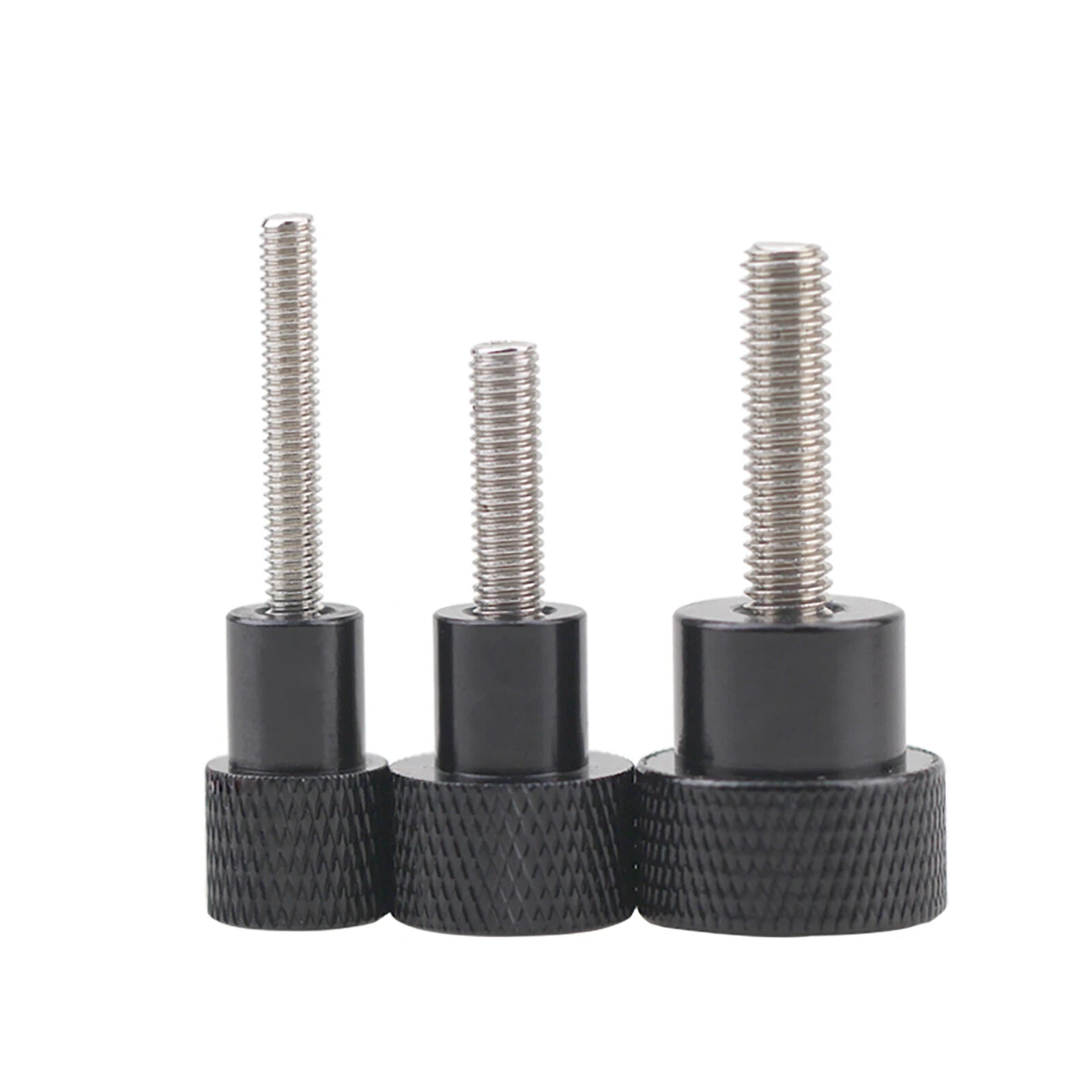 M8 Knurled Thumb Screws A2 Stainless Steel + Aluminium Hand Grip Knob Bolts