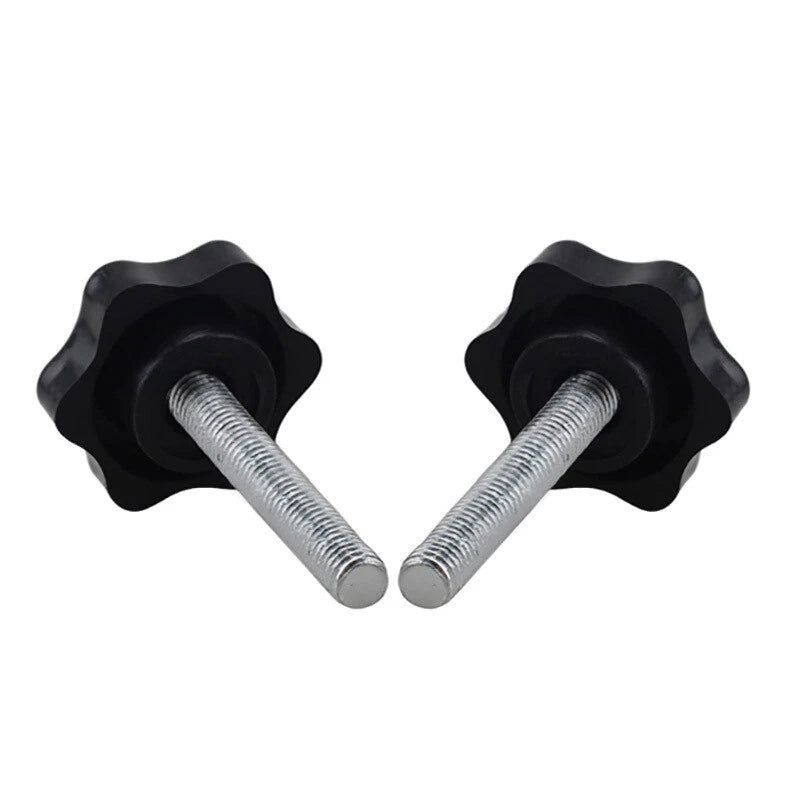 Thumb Screws Plastic Black clamping knob head Carbon Steel Bolts M5 M6 M8 M10