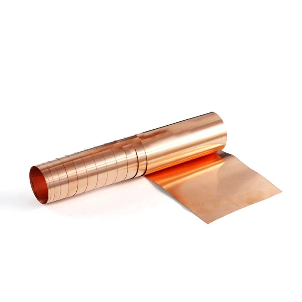 1 Meter Copper Sheet Strip Pure Cu Thin Foil Plate Thick 0.05-1mm Width 10-50mm