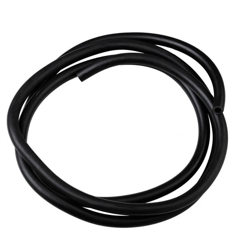 Fluorine Rubber Fuel Hose Tubing — Petrol Diesel Oil Resistant Pipe, ID 2–12mm, 1M/5M/10M