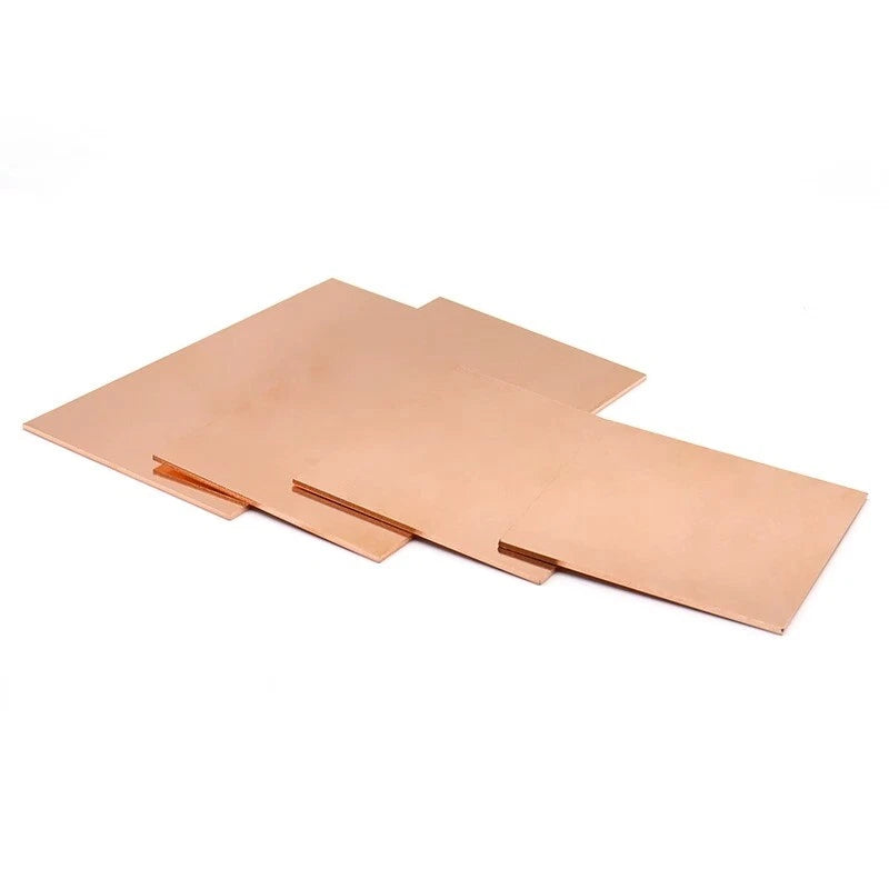 T2 Pure Copper Sheet Plate 99.9% Cu Metal Strip Block Flat Bar 0.3mm-40mm Thick